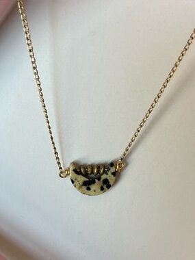 Delicate Gold Chain Necklace with Small Yellow Bee Charm